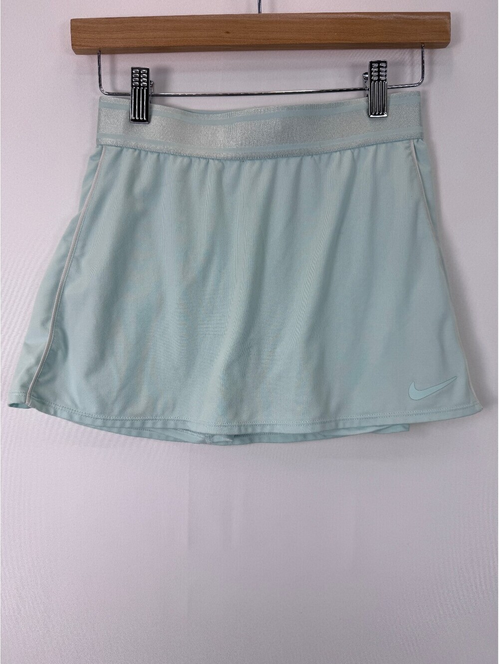 Nike Court Tennis Skort Women's XS Teal Dri Fit Built In Shorts Pickleball
